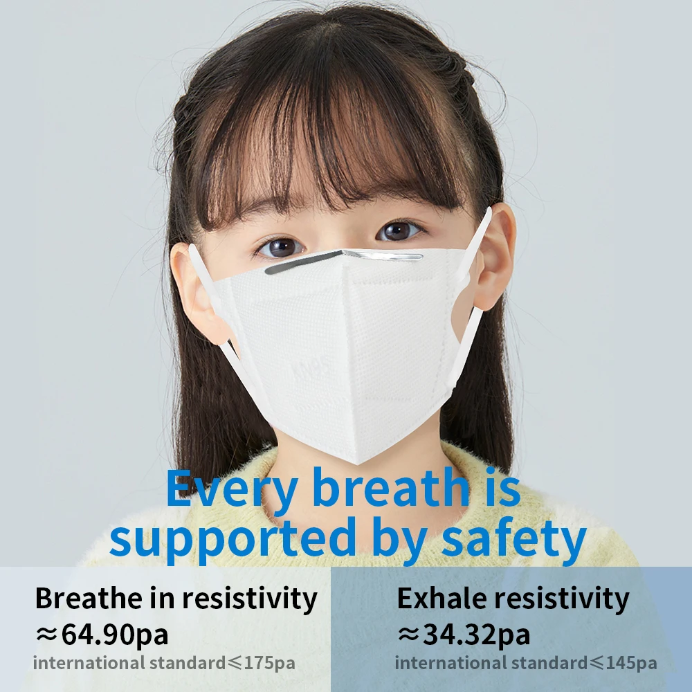 

Face mask 95% Filtration Kids Face Mask Anti-Dust PM2.5 Filter Safety Protective Children 4 layer Masks respirator Breathable