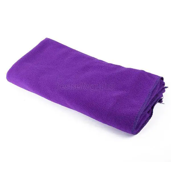 purple Быстросохнущее полотенце 80*140 см Полотенце Для Йоги большое полотенце для ванны быстросохнущая микрофибра Спорт Пляж плавать путешествия Кемпинг мягкое полотенце sk - Цвет: purple