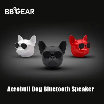 

Nano Wireless Bluetooth Speaker Deep Bass Bulldog Speaker Portable Dog Head Wireless Bluetooth Speaker PC Speaker TF MP3 player