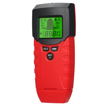 

Tm100 2-In-1 Stud Finder Wall Detector Large Lcd Digital Wood Studs Center Digital Metal Detector