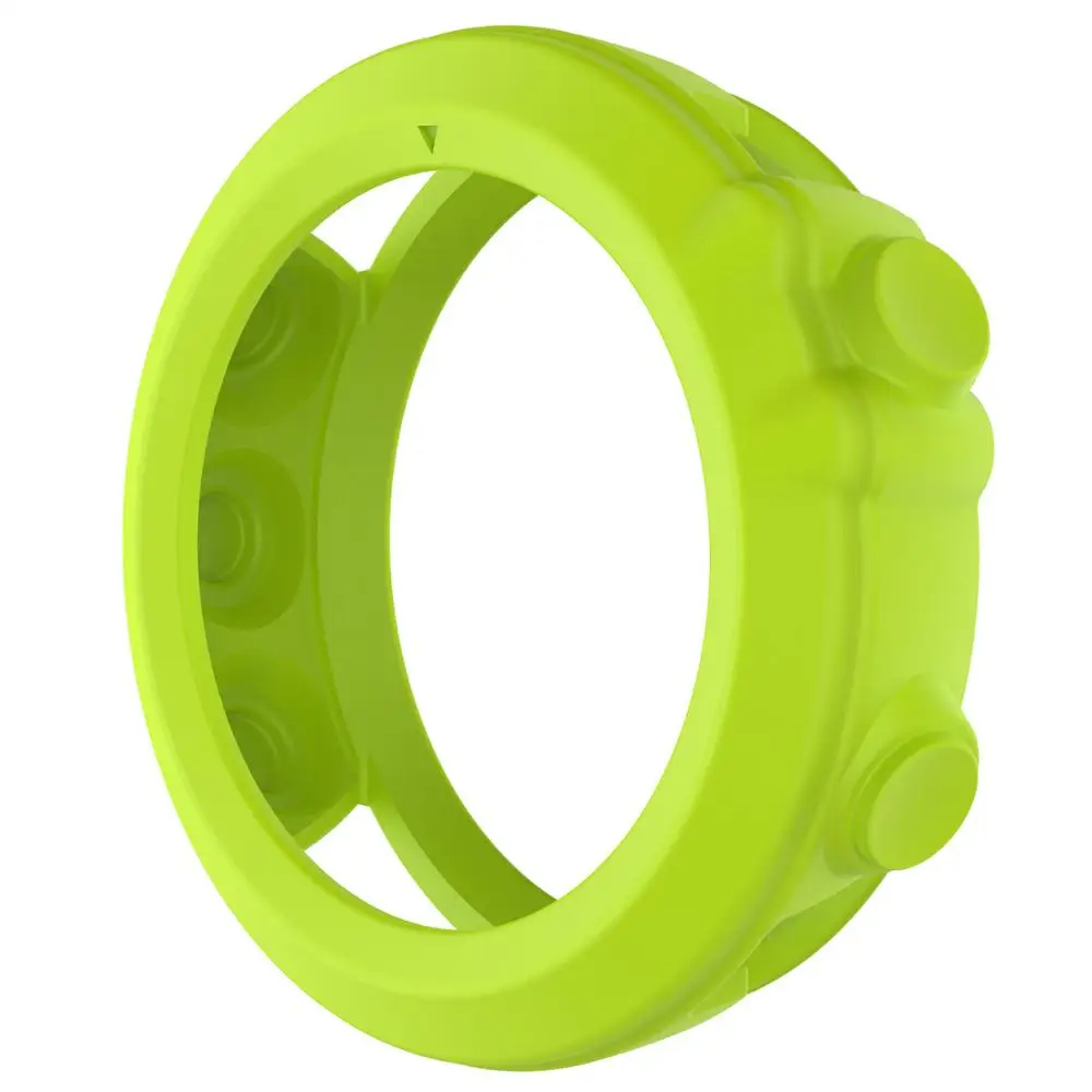 Силиконовый защитный чехол для Garmin Fenix 3 HR/Fenix 3 Smart Watch Band Cover Shell для Garmin Fenix 3/3HR - Цвет: Lime