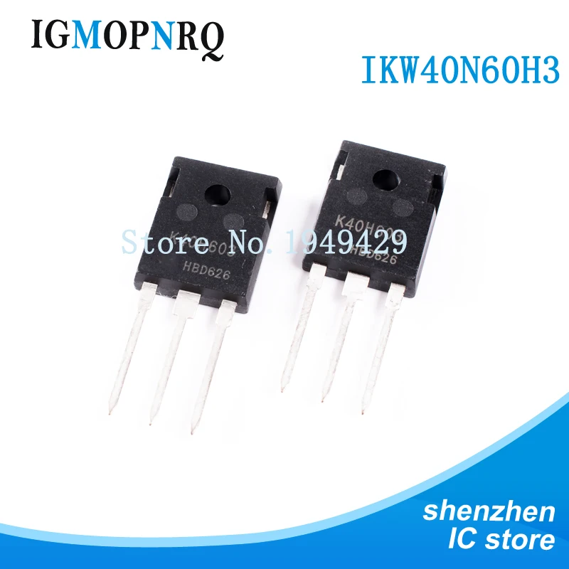 5 шт. IKW40N60H3 K40H603 TO-247 IKW40N60 IGBT транзистор 600 в 40A 306 Вт