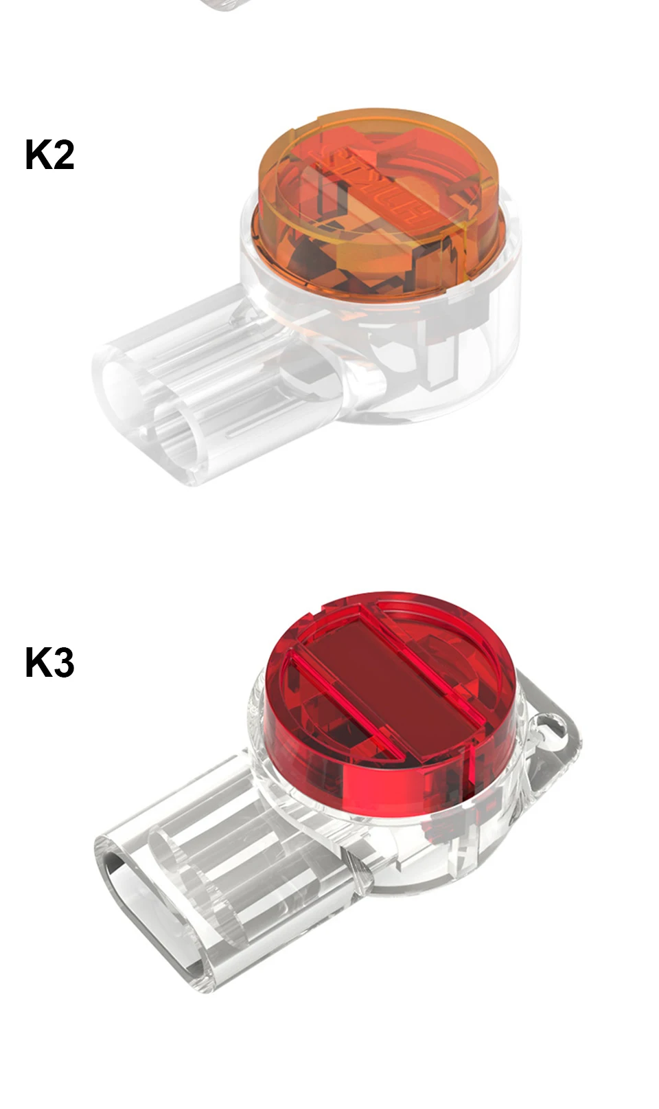 OMAY K1 K2 K3 RJ45 RJ11 Waterproof Crimp Connectors - Ethernet and Telephone Cable Terminals (500/1000pcs) Description Image.This Product Can Be Found With The Tag Names Computer Cables Connecting, Computer Peripherals, Connector crimp connection, PC Hardware Cables Adapters