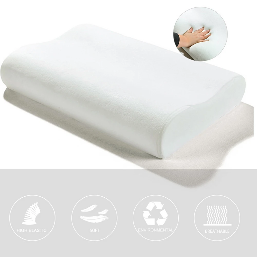 Soft Pillow Massager For Cervical Health Care Memory Foam Pillow Orthopedic Pillow Latex Neck Pillow Fiber Slow Rebound