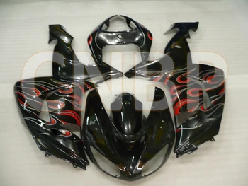 

Zx10r 2006 - 2007 Fairings Zx10r 2007 Black Red Flame Body Kits Zx10r 2006 Fairings
