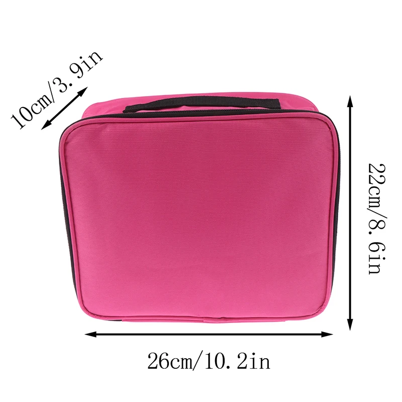 Professional Cosmetic Bag Large Make-Up Bag Case Box Cosmetic Storage Bag Organizer Disassemble Partition For Girl Wemen Travel