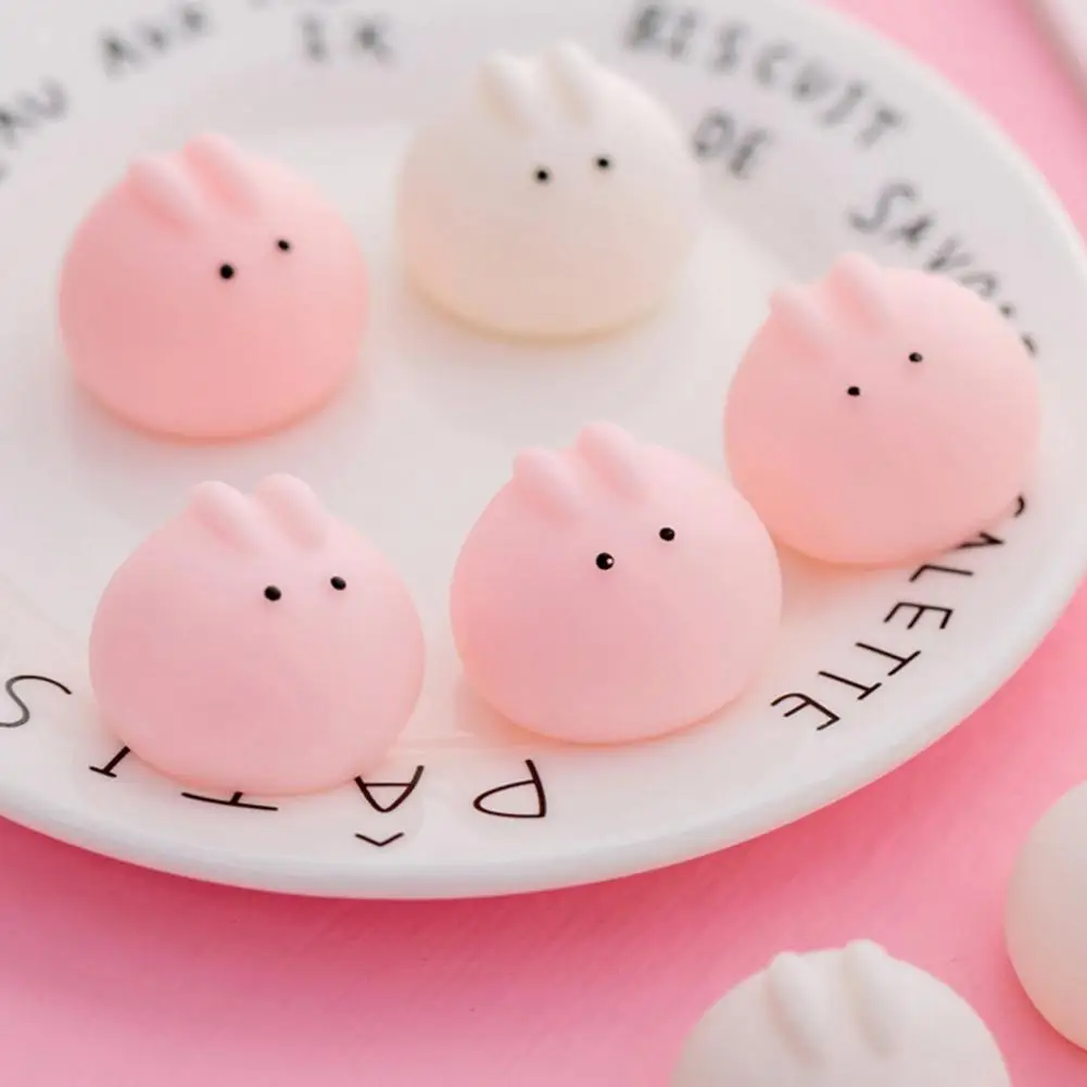 5Pcs Mini cute Rabbit Animal Soft Ball PVC Squeaky Stress Reliever Kids Squeeze Toy gift for 1 5Pcs Mini cute Rabbit Animal Soft Ball PVC Squeaky Stress Reliever Kids Squeeze Toy gift for 2