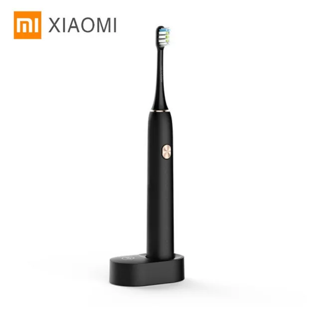 Black Xiaomi Soocare X3 Soocas Водонепроницаемая электрическая зубная щетка электрическая звуковая умная чистая Bluetooth Водонепроницаемая беспроводная зарядка - Цвет: Black