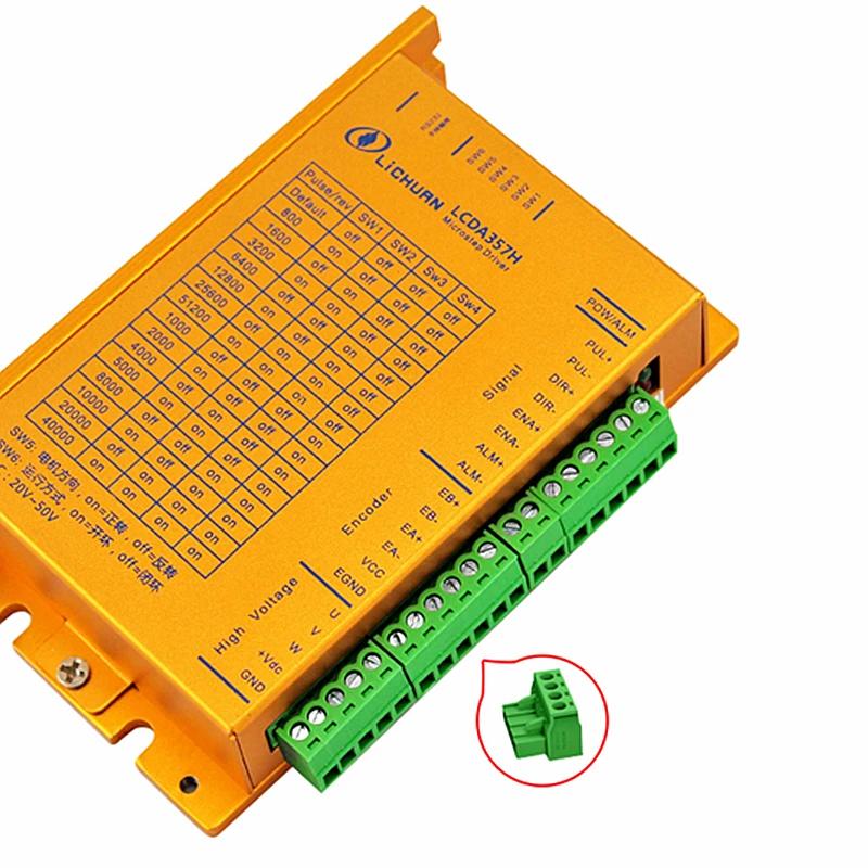 LY CNC инструмент 3 фазы шаговый двигатель драйвер комплект 3NM NEMA23 cnc замкнутая петля