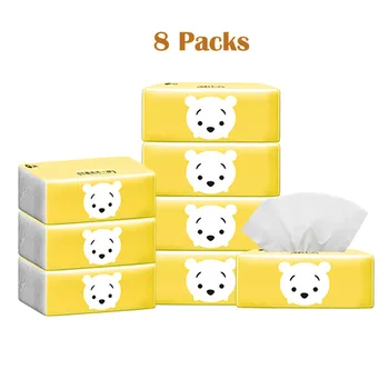 

8 Packs Toilet Paper Soft Strong Toilet Tissue Home Kitchen 3-Ply for Daily Use