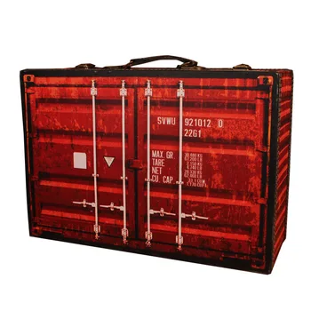 

Creative Retro Wooden Suit Box Clothes Storage Box Luggage Case Container Decorations Vintage Photography Props Window Display