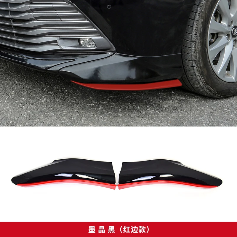 B1 Автомобильный Стайлинг для Toyota Camry бампер Передняя Губы угловая отделка переднего бампера бар - Цвет: B1