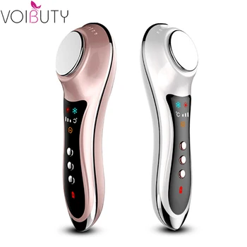 

Ultrasonic Cryotherapy Face Lifting Hot Cold Hammer Electric anti aging Skin Rejuvenation Tightening Device Spa Facial Massager