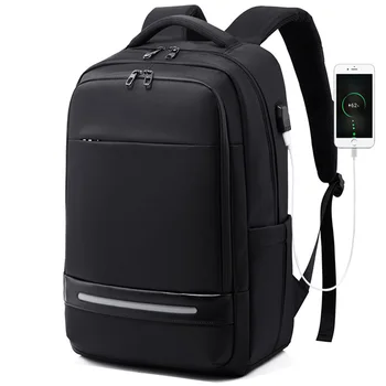 

Unisex Oxford Cloth Business Notebook Waterproof Backpacks USB Charging Bags Casual Travel Men Women Back Pack