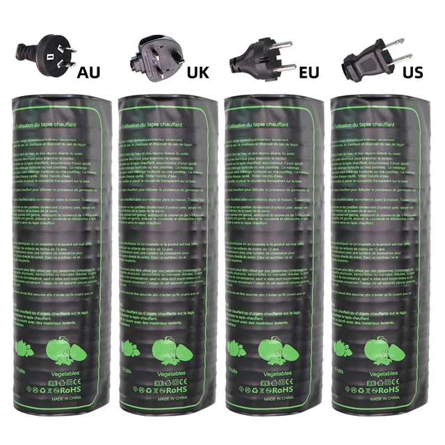 48''X20 ' Palánta Hőszőnyeg Mag Indítópad Csírázási Terjedése Klónozó Óvoda Kerti Szerszám Vízálló 100Watt Növényi Ellátás - Image 4