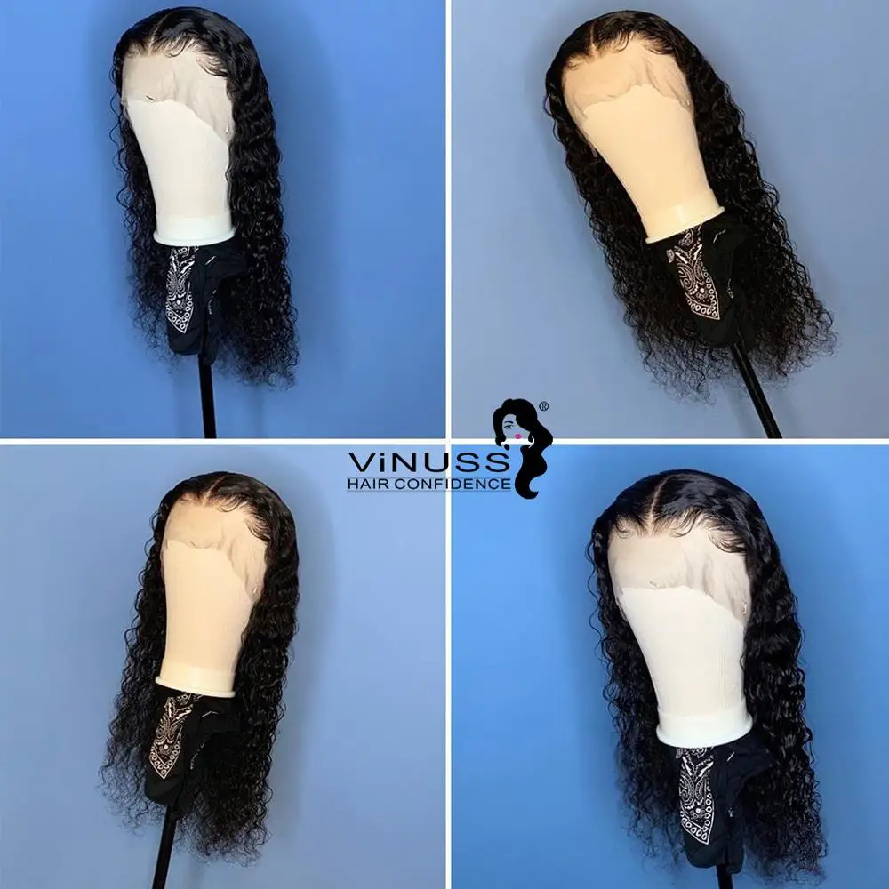Изготовленный на заказ парик шнурка вьющиеся 13x6 синтетические волосы на кружеве парики из натуральных волос на кружевной прозрачный светильник коричневый парики для женщин парик шнурка humain волос