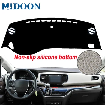 

MIDOON Car Inner Dashboard Cover Dashmat Pad Carpet Dash Mat cape For Honda Odyssey 2015 2016 2017 2018 2019 International LHD