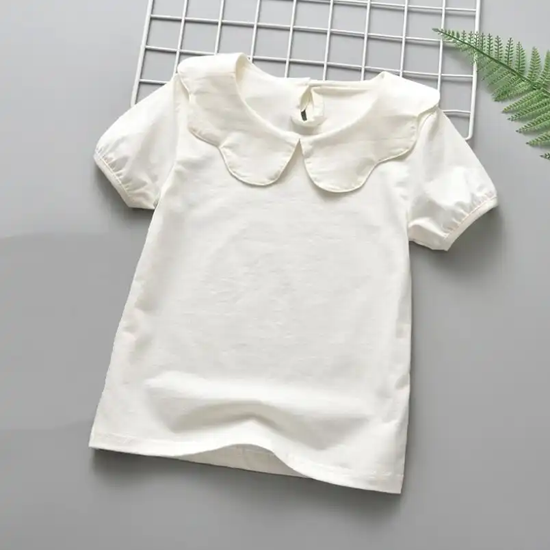 peter pan collar children's top
