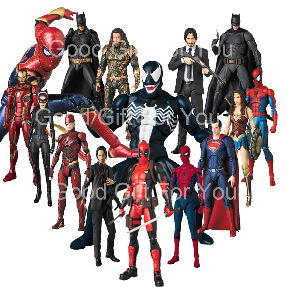 Mafex фигурка Джона Вика яд Супермен чудо женщина флэш Аквамен Железный человек