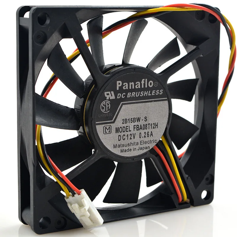 Вентилятор охлаждения для Panasonic panaflo fba08t12h12v0.26a8cm 8 см 8015