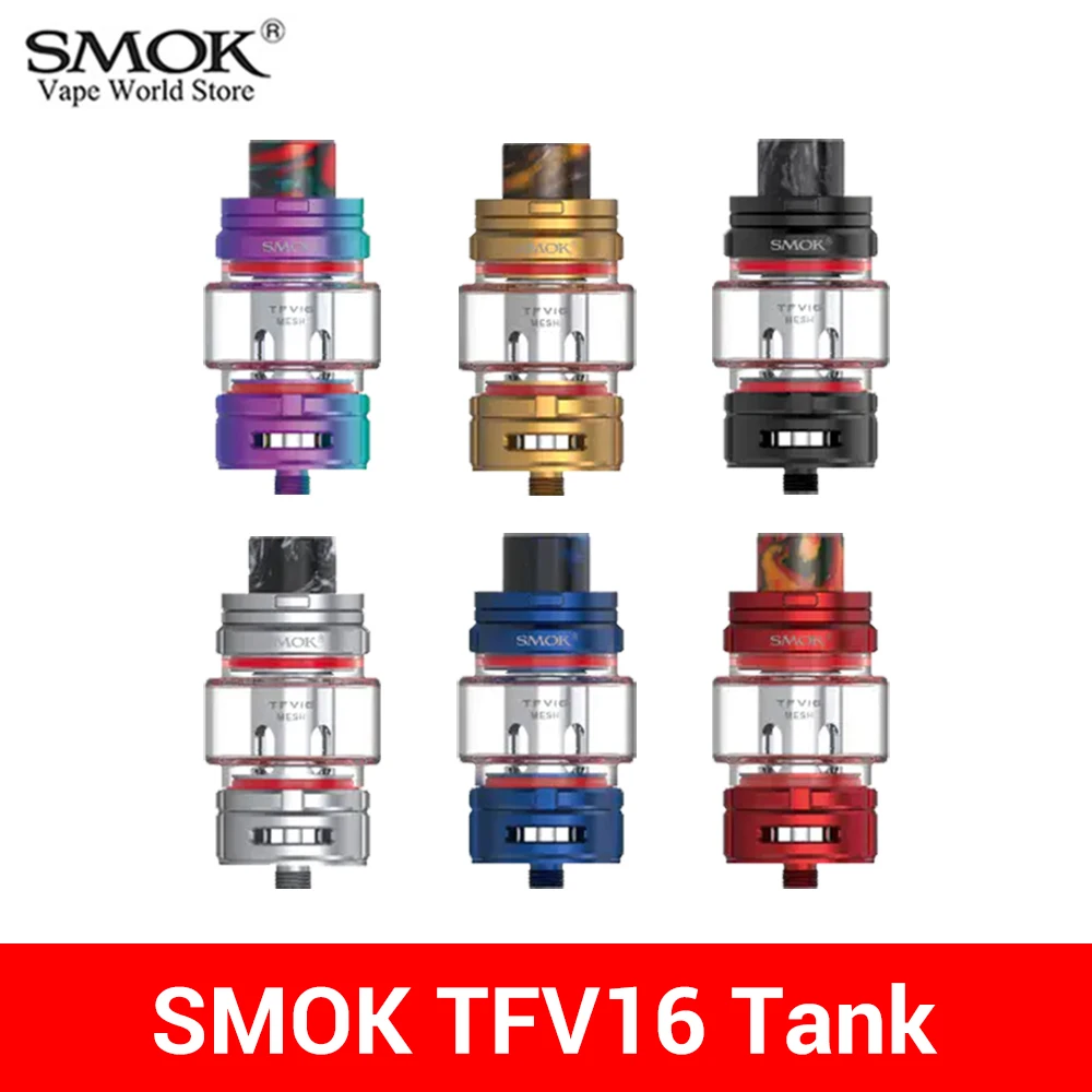 Набор для вейпа SMOK TFV16 электронная сигарета атомайзер бокс мод 510 нитей сетчатая