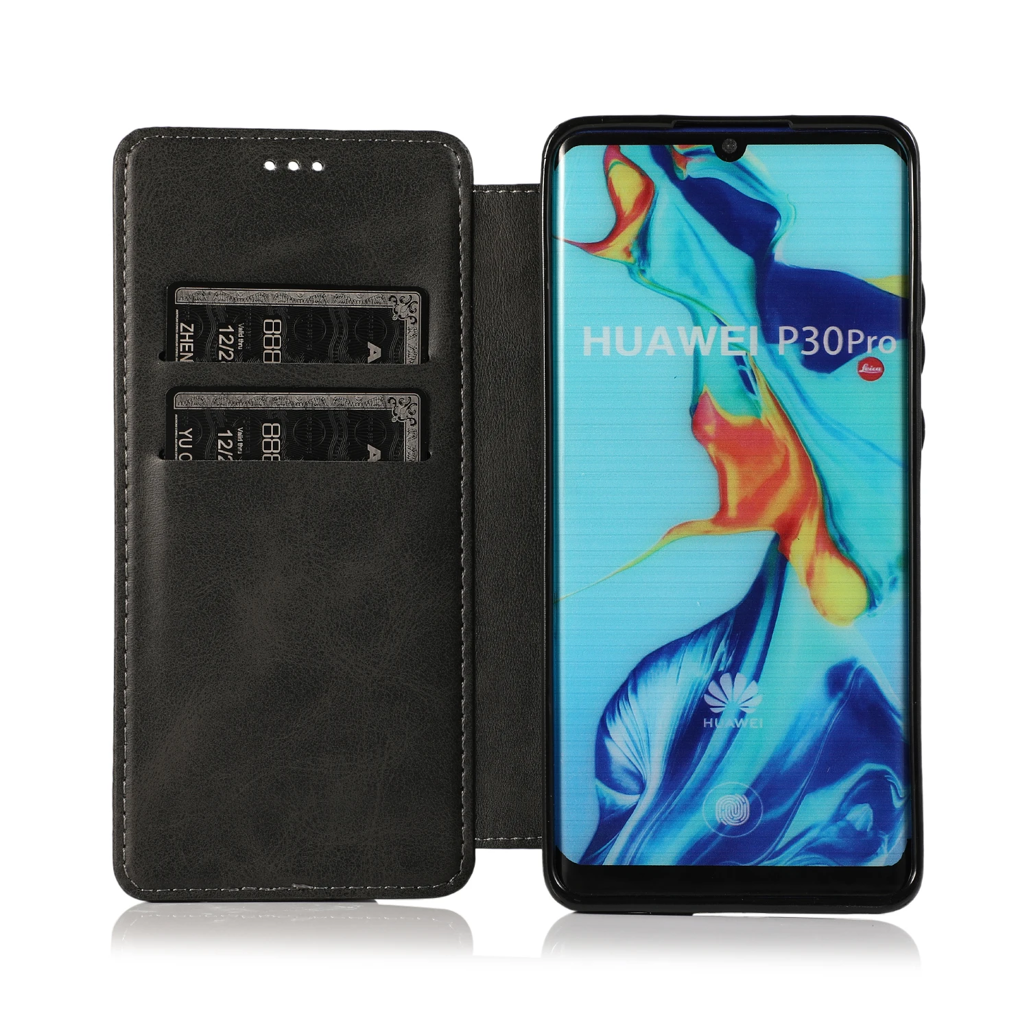 Флип-бумажник мягкий чехол из ТПУ кожи huawei Mate20 Mate20 Pro Mate20 Lite P30 P30 Pro P30 Lite чехол