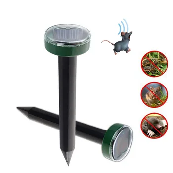 

Dropship New Square Round Wedge Physical Ultrasonic Wave Snake Mouse Pest Repeller Outdoor Farm Garden Solar Repeller