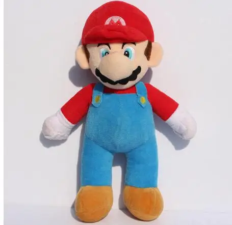 10inch 25cm Super Mario Bros Stand Mario & Luigi Soft Stuffed Plush Dolls Toy