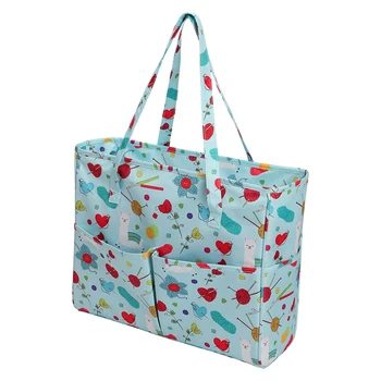 

Yarn Knitting Storage Bag for Crochet & Needlework Yarn Balls,Crochet Hooks, Knitting Needles Sewing Accessories