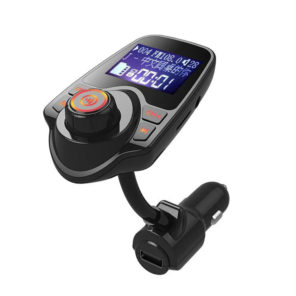 Автомобильный беспроводной Bluetooth MP3-плеер авто автомобиль громкой связи беспроводной Bluetooth FM USB передатчик lcd модулятор - Формат цифровых медиаданных: Red Light
