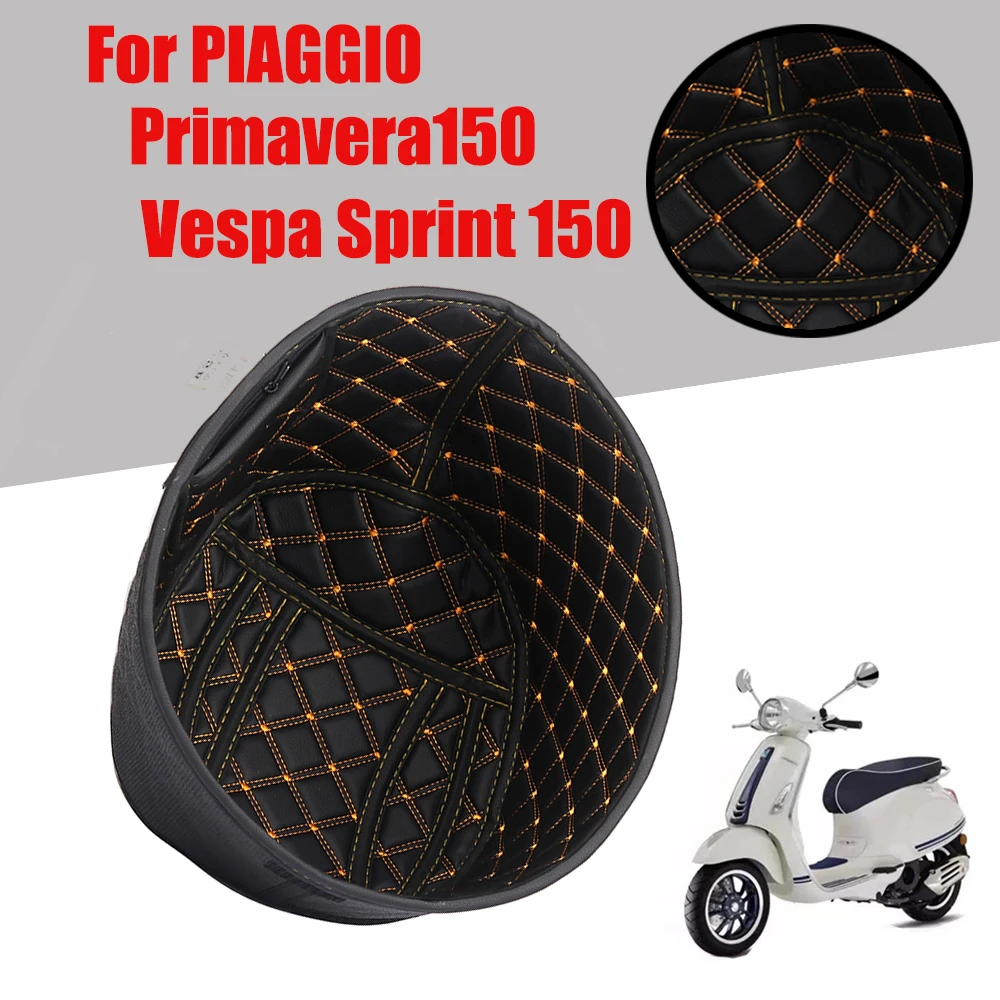 Moto Posteriore Tronco Storage Cargo Protector Bucket Per Piaggio Vespa 150 Primavera150 Vespa Sprint 150 Seat Liner Bucket Pad