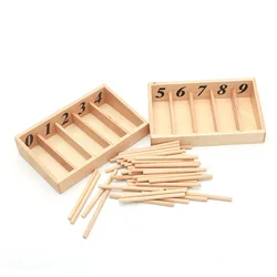Montessori matemática brinquedos montessori materiais caixa de eixo de madeira educacional aprendizagem precoce brinquedo treinamento