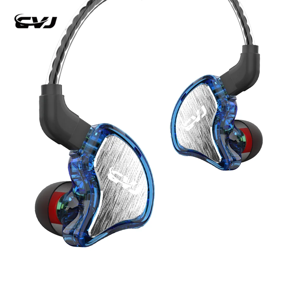 Наушники вкладыши CVJ CS8 1DD + 3BA гибридные Hi Fi наушники для бега и спорта со съемным