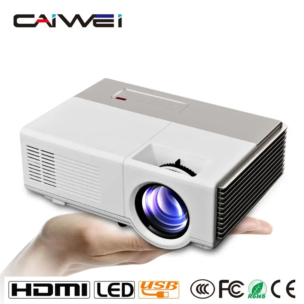 CAIWEI A3AB Мини светодиодный домашний кинотеатр 1080p Android WiFi Bluetooth Портативный