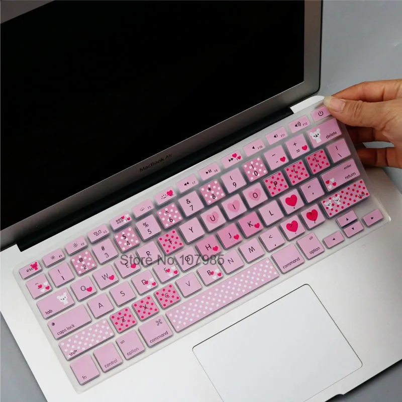 Bear Для Apple Bluetooth беспроводной keybord MC184CH A1314 IMAC G6 IMC американская английская версия клавиатура защита кожи Настольный ПК аксессуар - Цвет: Bear