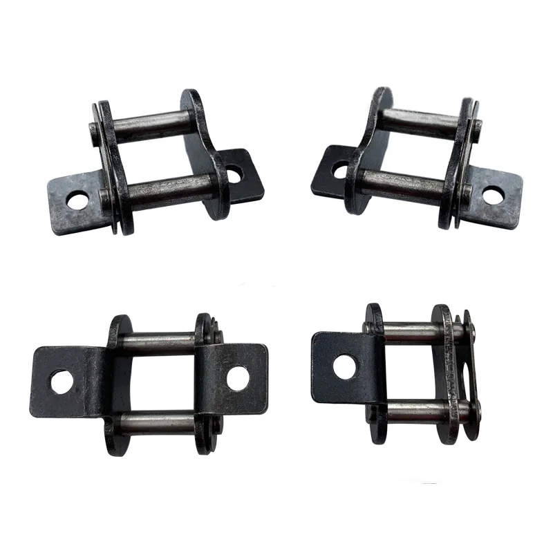 5pcs Transmission Chain Joint Bent Plate / Straight 08B Single-side Single-hole Double-side Double-hole
