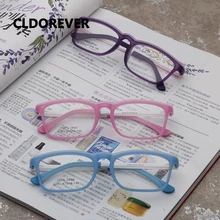 Мода TR90 детей Оптическое стекло es рамка сверхлегкие детские очки Квадратные оправы для мальчиков и девочек прозрачное стекло