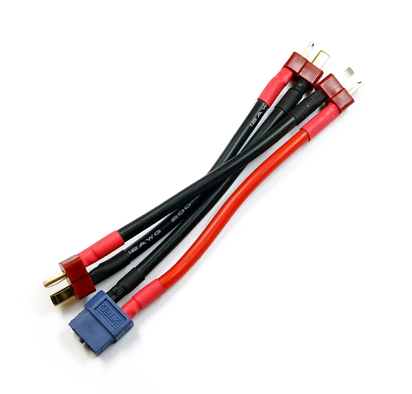 XT60 Plug Series Adapter Connectors 3*T Plug Series Connection Cable 12AWG Silicone Wire For RC Lipo Battery Airplane Drone t plug parallel adapter connectors t plug series connection cable for rc lipo battery airplane drone