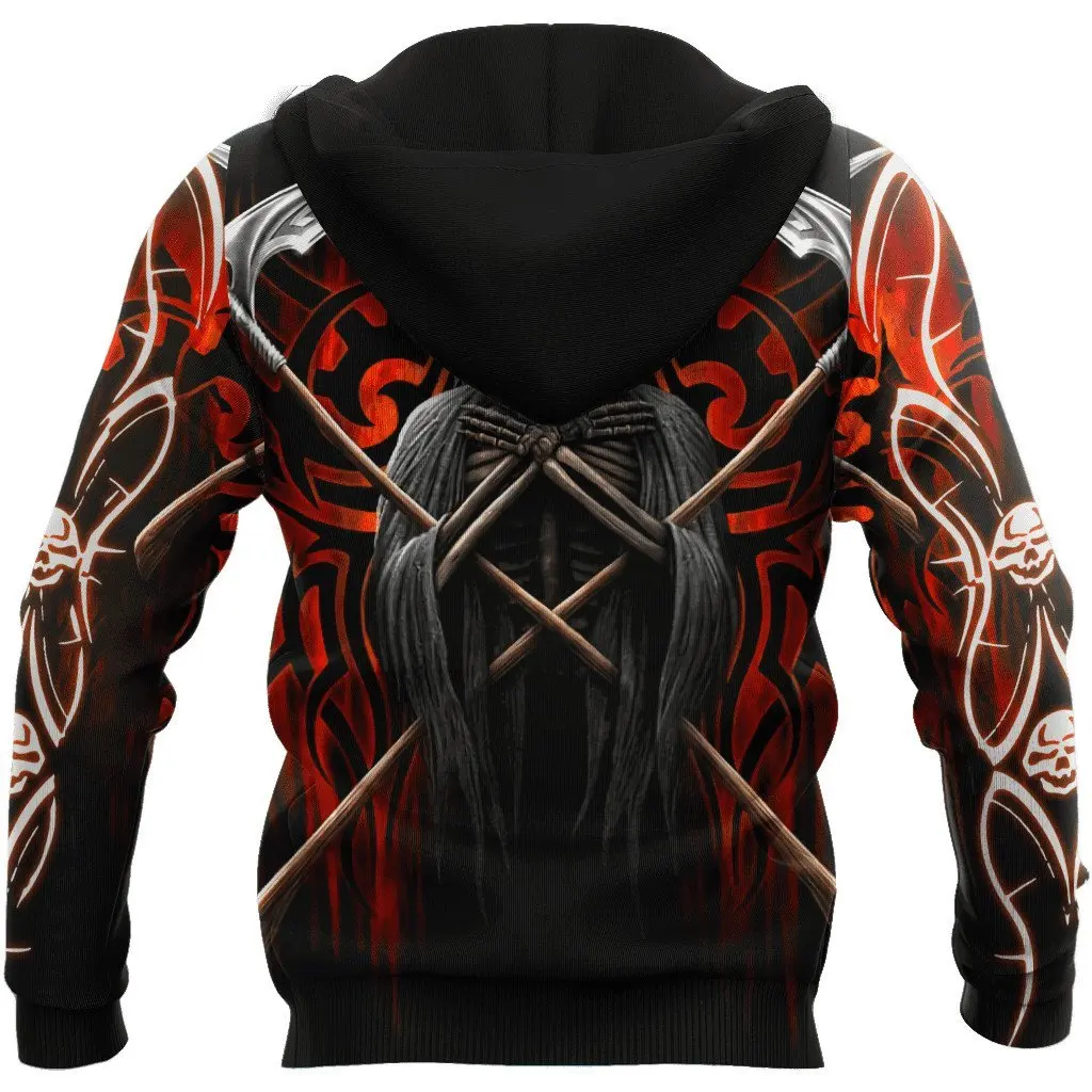 Waliicorners Unisex Deluxe Hoodie Men Sweatshirt Pullover Casual Beautiful Skull Tattoo 3D All Over Printed Tracksuit 7 Heb72b2770bb043f29c05c74c69e52c4eG