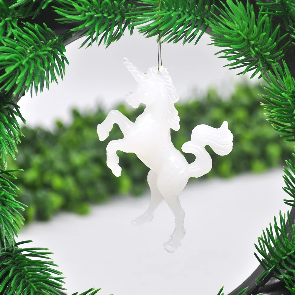 4PCS Artificial Mini Unicorn Doll Home Decoration