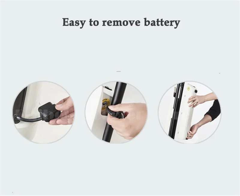 Daibot 8.5 Inch Mini Portable Electric Scooter 2 Wheels Electric Scooters 300W 36V Folding Lightweight Electric Scooter Adult (11)