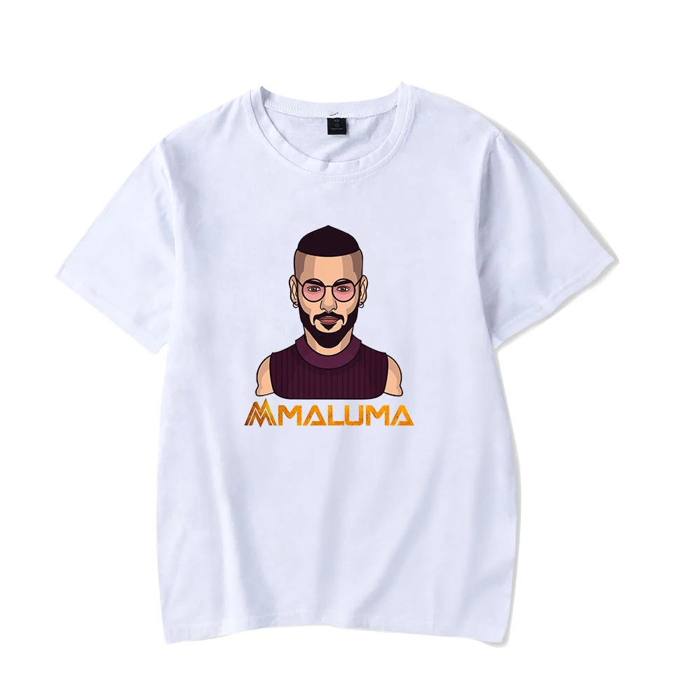 Мужская рубашка malumaT хип-хоп футболка с короткими рукавами и maluma мужские модные роскошные хлопковые футболки для отдыха модные повседневные