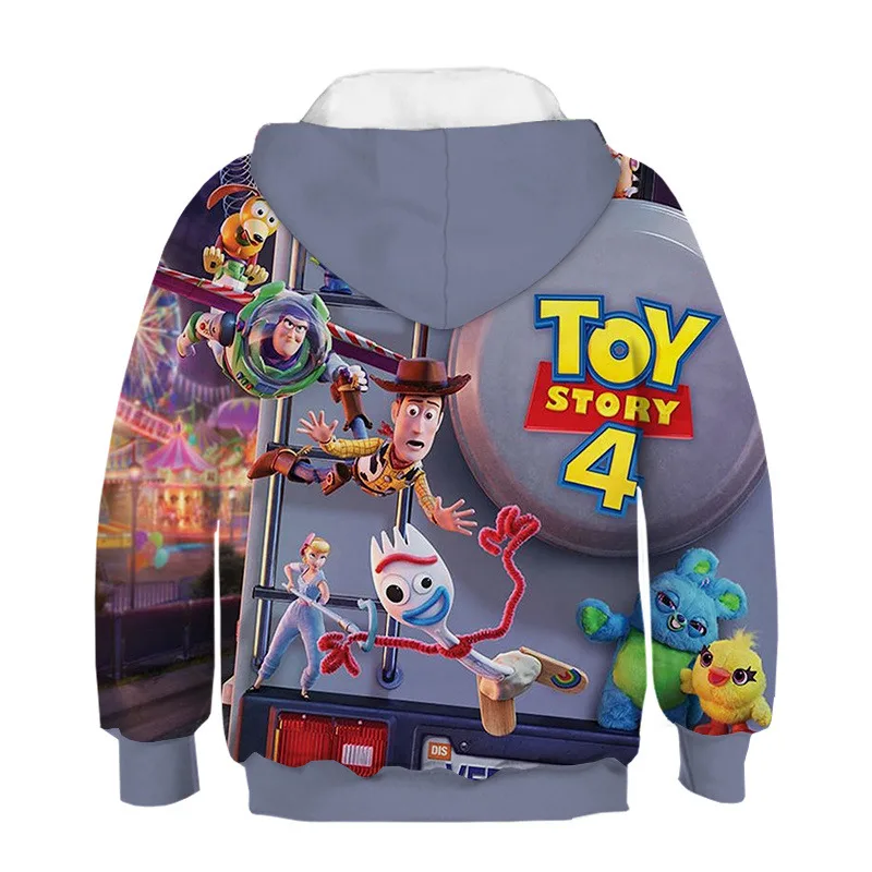Новинка года; детская толстовка с объемным рисунком из мультфильма «Toy Story 4 Woody»; симпатичное худи с 3D принтом для мальчиков и девочек; детская одежда с героями мультфильмов; Толстовка