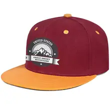 Унисекс Женская кепка для папы Регулируемая большая Дымчатая горная национальный парк США пляжная бейсбольная кепка