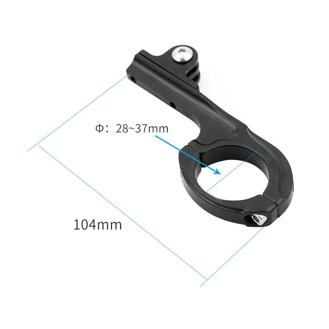 Алюминиевый держатель на руль велосипеда мотоцикла 31,8 мм черный для Gopro HD Hero 2 3 4 5 6 7 аксессуары для камеры многоцветный