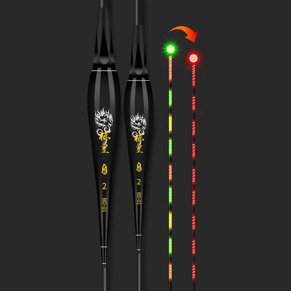 

Smart Floating Fishing Floats Color Changing Luminous Float LED Light Automatically Remind For Night Fishing Fish Tool Accessory