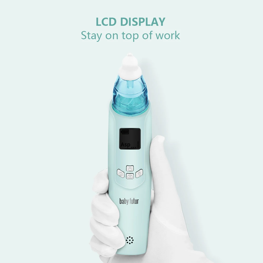 SHUJIN Электрический Очиститель носа водонепроницаемый носовой пылесос для ухода за ребенком продукт младенческой носовой всасывающий прибор носовой аспиратор