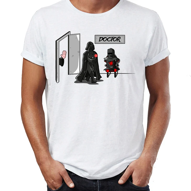 

Men's T Shirt Darth Vader Tis But A Scratch Funny Awesome Artwork Printed Tee