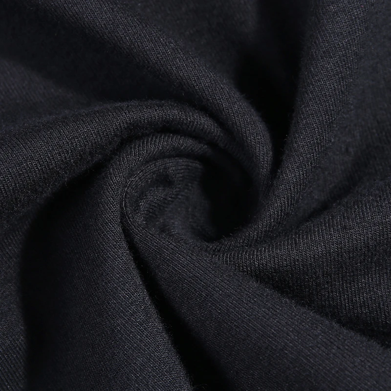 Готическая с длинным рукавом стоячий воротник Нижняя Темная футболка женская Ins модная строчка Bf диагональная молния рубашка с отверстиями для женщин