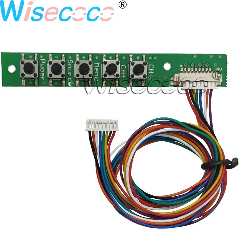 Wisecoco 15,6 дюйма 3840 × 2160 TFT ЖК-дисплей 4K ips экран eDP 40 контактов 2HDMI DP lcd контоллер плата для DIY проекта NV156QUM-N32
